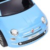 vidaXL Auto Elettrica per Bambini Fiat 500 Blu