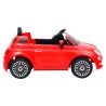 vidaXL Auto Elettrica per Bambini Fiat 500 Rossa