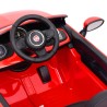 vidaXL Auto Elettrica per Bambini Fiat 500 Rossa