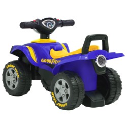 vidaXL Quad Cavalcabile per Bambini Good Year Blu