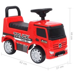 vidaXL Furgone per Bambini Mercedes-Benz Rosso