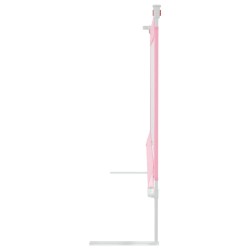 vidaXL Sponda Letto di Sicurezza per Bambini Rosa 190x25 cm in Tessuto