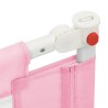 vidaXL Sponda Letto di Sicurezza per Bambini Rosa 160x25 cm in Tessuto