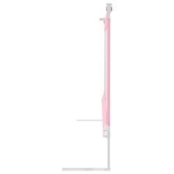 vidaXL Sponda Letto di Sicurezza per Bambini Rosa 200x25 cm in Tessuto