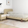 vidaXL Sponda Letto di Sicurezza per Bambini (76-137)x55 cm in Ferro