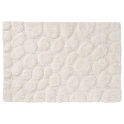 Sealskin Tappetino da Bagno Pebbles in Cotone 60x90 cm Avorio