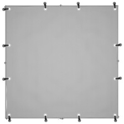 vidaXL Canile Recinto per Cani Argento 110x110x110 cm in Acciaio