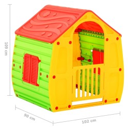 vidaXL Casetta per Bambini 102x90x109 cm