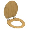 SCHÜTTE Tavoletta WC con Chiusura Ammortizzata NATURAL BAMBOO