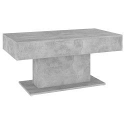 vidaXL Tavolino da Salotto Grigio Cemento 96x50x45 cm in Truciolato