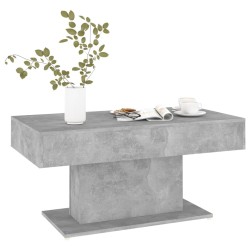 vidaXL Tavolino da Salotto Grigio Cemento 96x50x45 cm in Truciolato