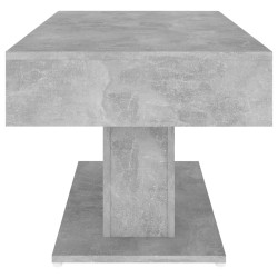 vidaXL Tavolino da Salotto Grigio Cemento 96x50x45 cm in Truciolato