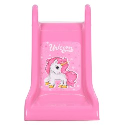 vidaXL Scivolo per Bambini Pieghevole 111 cm Rosa