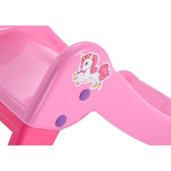 vidaXL Scivolo per Bambini Pieghevole 111 cm Rosa