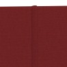 Pannelli Murali 12 pz Rosso Vino 90x30 cm in Tessuto 3,24 m²