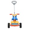 vidaXL Triciclo per Bambini con Maniglione Multicolore