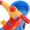 vidaXL Triciclo per Bambini con Maniglione Multicolore