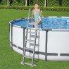 Bestway Scaletta per Piscina Flowclear a 4 Gradini 132 cm