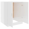 vidaXL Mobile per Lavatrice Bianco Lucido 71x71,5x91,5 cm