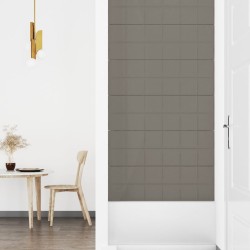 Pannelli Murali 12 pz Grigio Chiaro 90x30 cm Velluto 3,24 m²