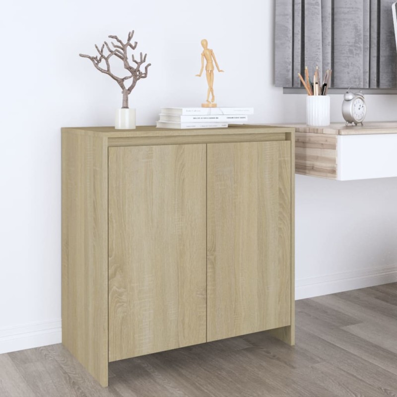 vidaXL Credenza Rovere Sonoma 70x41x75 cm in Legno ingegnerizzato