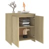 vidaXL Credenza Rovere Sonoma 70x41x75 cm in Legno ingegnerizzato