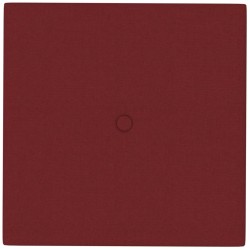 Pannelli Murali 12 pz Rosso Vino 30x30 cm in Tessuto 1,08 m²