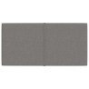 Pannelli Murali 12 pz Grigio Chiaro 60x30 cm in Tessuto 2,16 m²