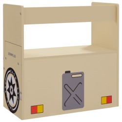 vidaXL Set Tavolo e Sedia per Bambini 3 pz Auto Fuoristrada in MDF