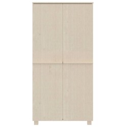 vidaXL Armadio HAMAR Miele 89x50x180 cm in Legno Massello di Pino