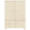 vidaXL Armadio HAMAR Miele 99x45x137 cm in Legno Massello di Pino