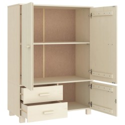 vidaXL Armadio HAMAR Miele 99x45x137 cm in Legno Massello di Pino