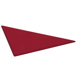 Pannelli Murali 12 pz Rosso Vino 30x30 cm Velluto 0,54 m²