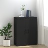 vidaXL Mobile Pensile Nero 69,5x34x90 cm in Legno ingegnerizzato