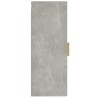 vidaXL Armadietto a Muro Grigio Cemento 34,5x34x90cm Legno ingegnerizzato