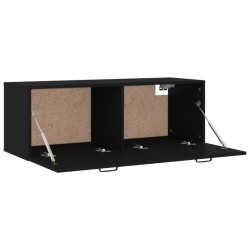 vidaXL Mobile Pensile Nero 100x36,5x35 cm Legno ingegnerizzato