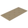 vidaXL Pannelli Murali 12 pz Cappuccino 60x30 cm Similpelle 2,16 m²