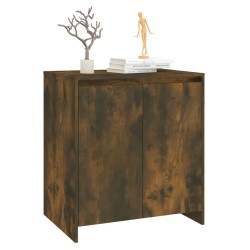 vidaXL Credenza Rovere Fumo 70x41x75 cm in Legno ingegnerizzato