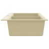 vidaXL Lavello da Cucina in Granito Vasca Doppia Beige