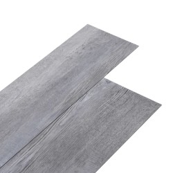 Listoni Pavimenti Autoadesivi in PVC 2,51m² 2mm Grigio Opaco