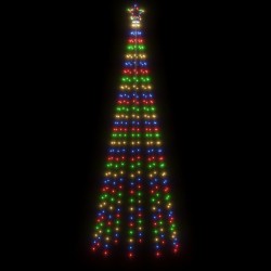 Albero di Natale con Puntale Colorato 310 LED 300 cm