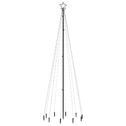 Albero di Natale con Puntale Bianco Freddo 310 LED 300 cm