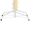 Albero di Natale Artificiale Punte Iridescenti Bianco 180cm PVC