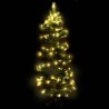 Albero di Natale a Spirale con Base e LED Verde 150 cm PVC