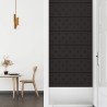 vidaXL Pannelli Murali 12 pz Neri 90x30 cm in Similpelle 3,24 m²