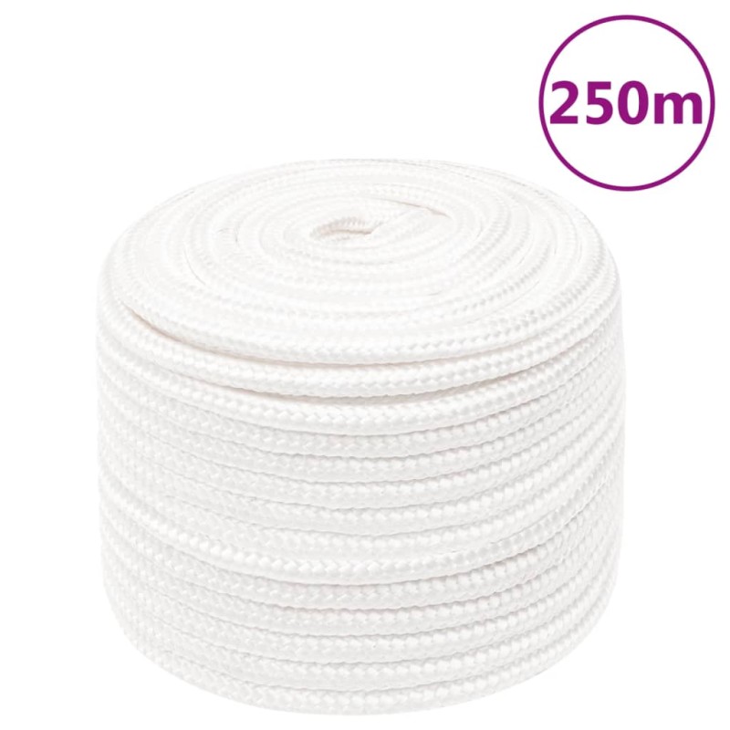 Corda Nautica Completamente Bianca 12 mm 250 m in Polipropilene