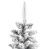 Albero Natale Artificiale Sottile Neve Floccata 180cm PVC e PE