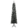 Albero di Natale Artificiale Sottile con Base Verde 180 cm PVC