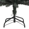 Albero di Natale Artificiale Sottile con Base Verde 180 cm PVC