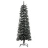 Albero di Natale Artificiale Sottile con Base Verde 120 cm PVC